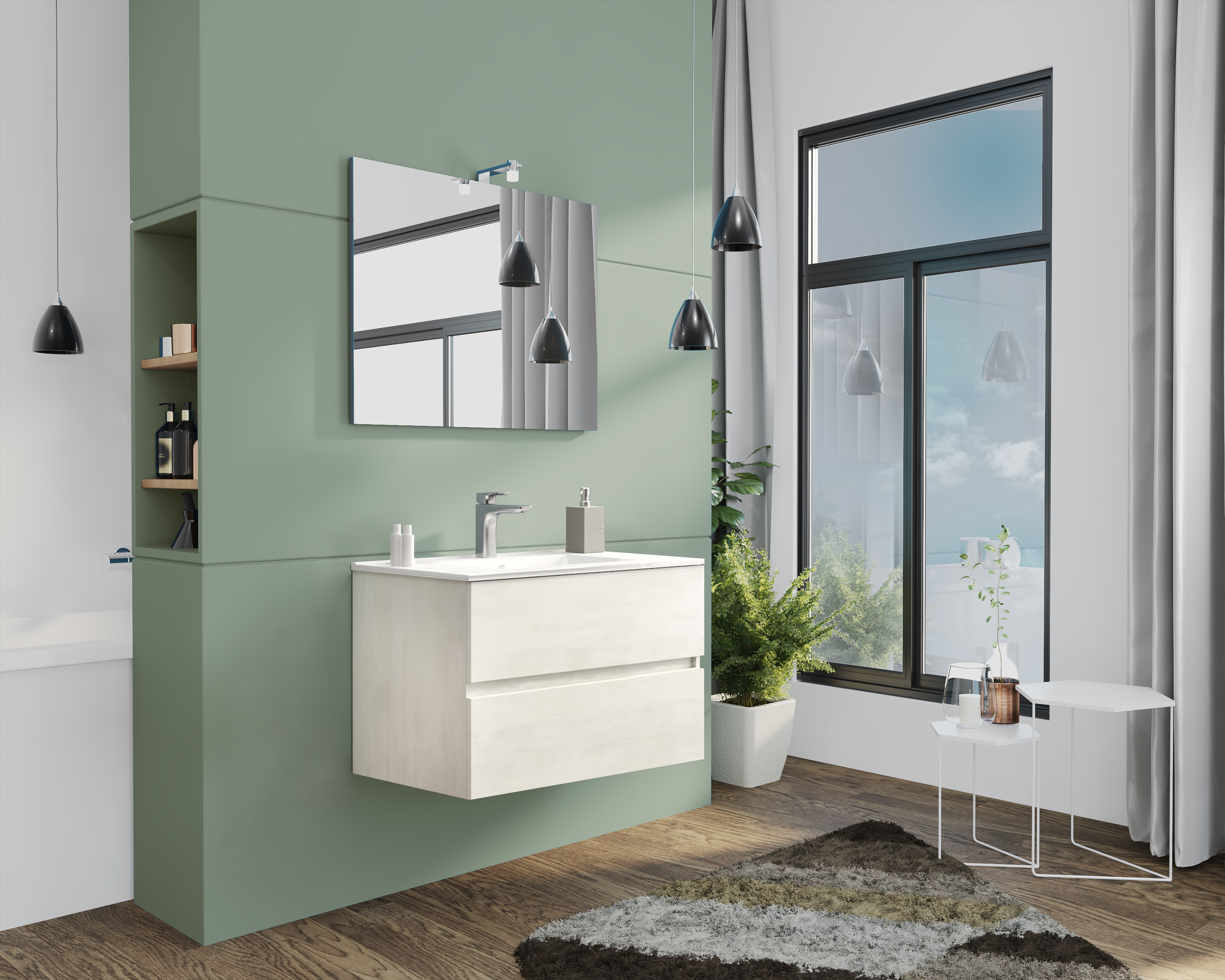 mobile bagno 80 cm mondo convenienza